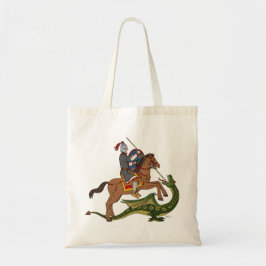 Roman Saint George en de Draak Tote Bag