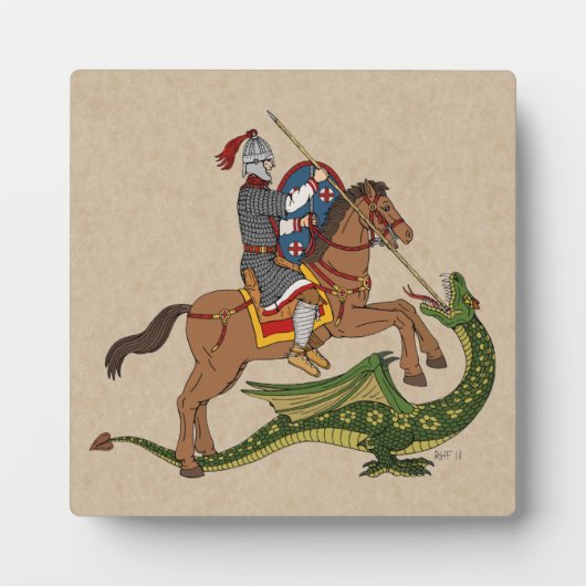 Roman Saint George Fotoplaat (Voorkant)