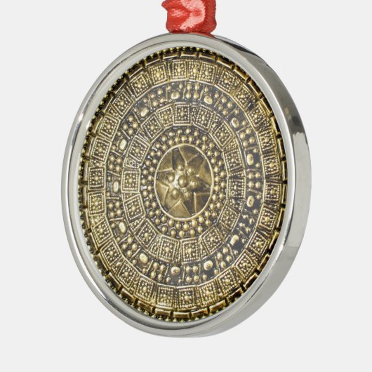 Roman Shield Metalen Ornament (Links)