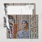 Roman Shopping Bizarre Italy Mannequin Briefkaart (Voorkant / Achterkant)