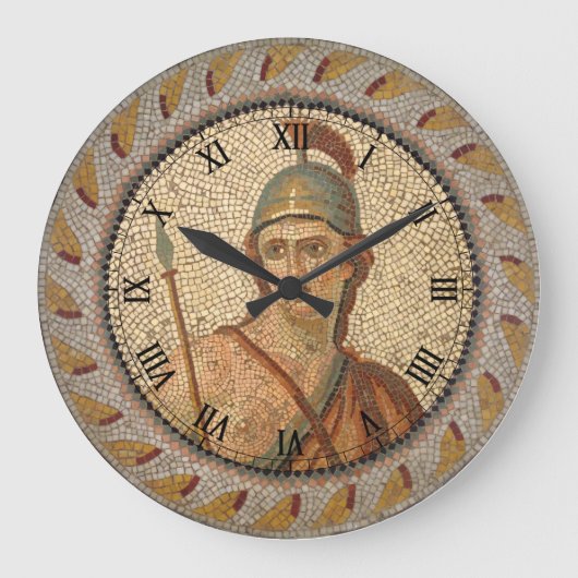 Roman Soldier Mosaic Grote Klok (Voorkant)