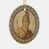 Roman Soldier Mosaic Keramisch Ornament (Rechts)