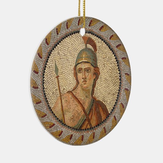 Roman Soldier Mosaic Keramisch Ornament (Rechts)