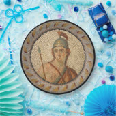 Roman Soldier Mosaic Papieren Bordje (Feest)