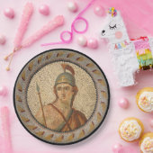 Roman Soldier Mosaic Papieren Bordje (Feest)
