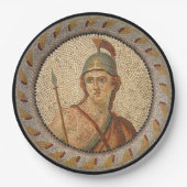 Roman Soldier Mosaic Papieren Bordje (Voorkant)