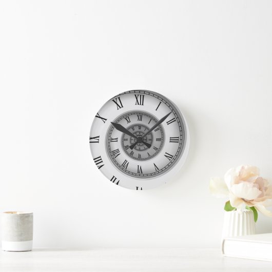 Roman Spiral 121 Ronde Klok (Huis)