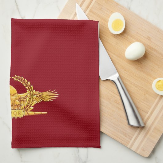 Roman SPQR Eagle Kitchen Towel Theedoek (Quarter Fold)