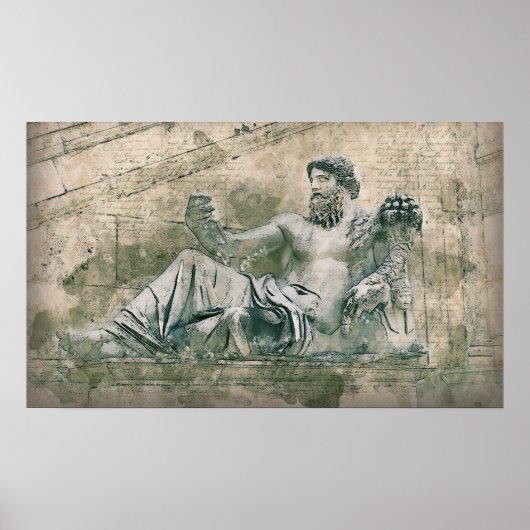 Roman standbeeld poster (Voorkant)