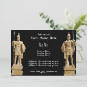 Roman Statues Uitnodigingen (Staand voorkant)