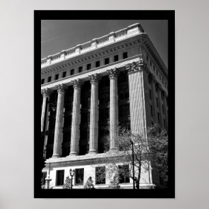 Roman Style Building Poster