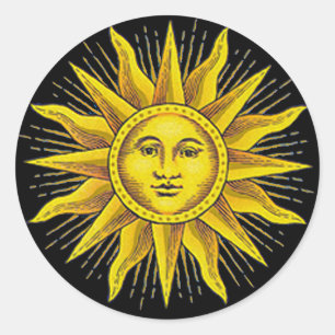 Roman Sun Ronde Sticker