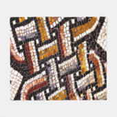 Roman Tegel Mosaic Fleece Deken (Voorkant (Horizontaal))