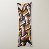 Roman Tegel Mosaic Lichaamskussen (Achterkant (Verticaal))