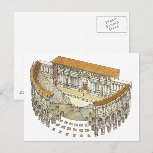 Roman Theater Briefkaart (Voorkant / Achterkant)