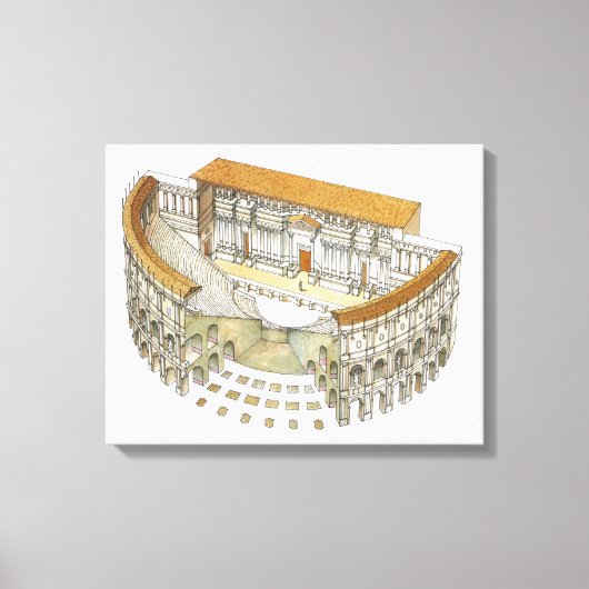 Roman Theater Canvas Afdruk (Voorkant)