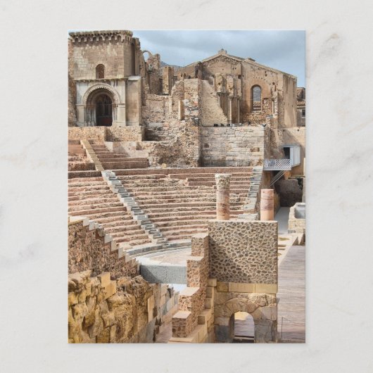 Roman Theater Cartagena Spanje Briefkaart (Voorkant)