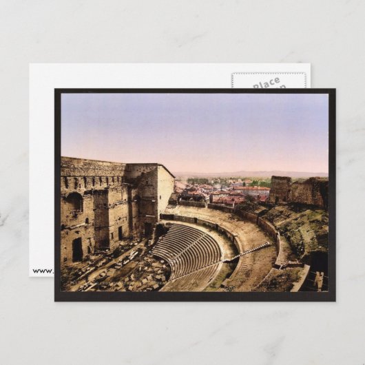 Roman theater, interior, Oranje, Provence, Frankri Briefkaart (Voorkant / Achterkant)