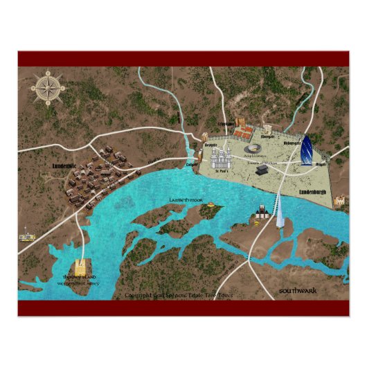 Roman & Viking Londen Poster (Voorkant)