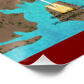 Roman & Viking Londen Poster (Hoek)