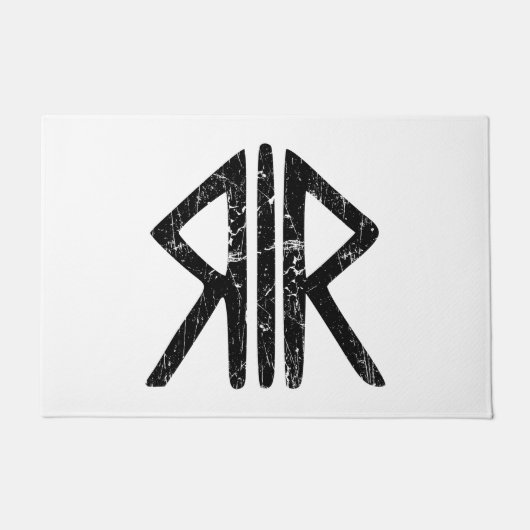 Roman Way Gods religie symbool oude oudheid h Deurmat (Voorkant)