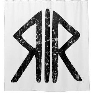 Roman Way Gods religie symbool oude oudheid h Douchegordijn