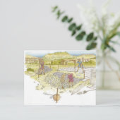 Roman weg. Detail Briefkaart (Staand voorkant)