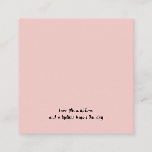 Romance aan zee: Elegant strand Informatiekaartje (Achterkant)