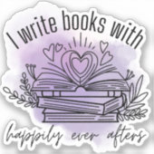 Romance Auteur Sticker (Voorkant)