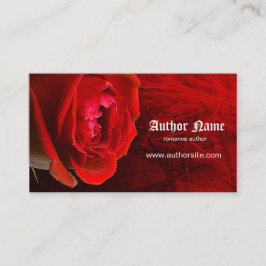 Romance Auteur Visitekaartje