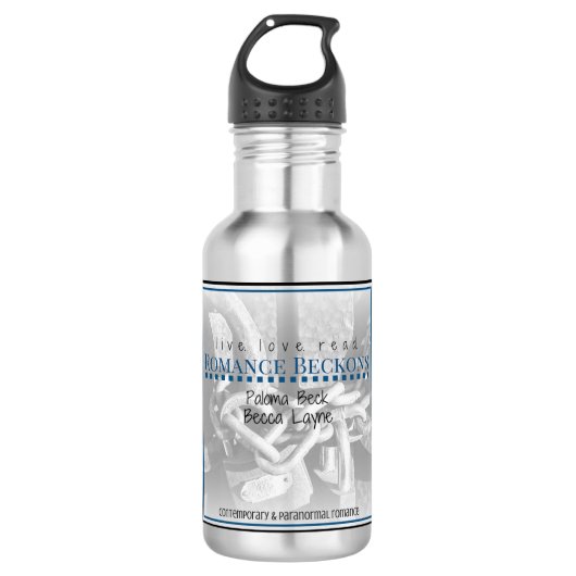Romance Beckons Stamped Water Fles (Voorkant)