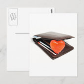 Romance behangselaar briefkaart (Voorkant / Achterkant)