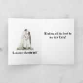 "Romance bloeide" kaart (Binnen)