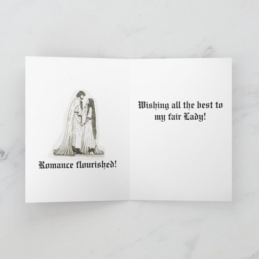 "Romance bloeide" kaart (Binnen)