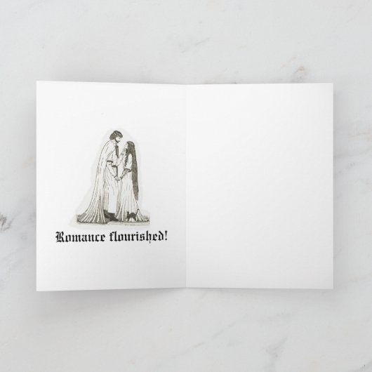 "Romance bloeide" kaart (Binnen)