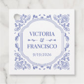 Romance Bloemen Huwelijksgunst Labels (Voorkant)