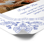  Romance Bloemen Wedding Signature Drink Poster (Hoek)