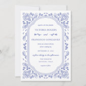  Romance Bloemenbruiloft Kaart (Voorkant)