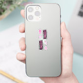 Romance Boek Tropes Hot Pink Pack Sticker (Telefoon)