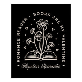 Romance boekenliefhebbers single valentijn grappig perfect poster