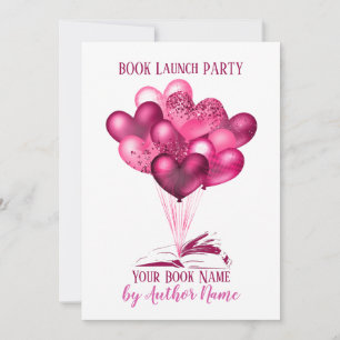 Romance Book Launch Party Kaart