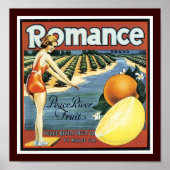 Romance Brand Peace River Fruit Poster (Voorkant)