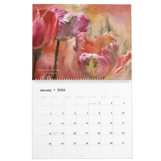 Romance Collectie Floral Art Collectie 2013 Kalender (Jan 2026)