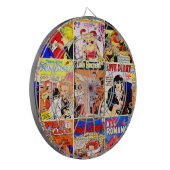 Romance Comic Book Hoesje Collage Dartbord (Voorkant Links)