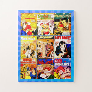 Romance Comic Book Hoesje Collage Legpuzzel