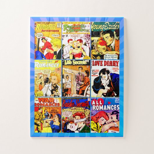  Romance Comic Book Hoesje Collage Legpuzzel (Verticaal)
