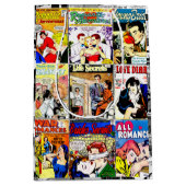 Romance Comic Book Hoesje Collage Medium Cadeauzakje (Voorkant)