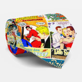  Romance Comic Book Hoesje Collage Stropdas (Opgerold)
