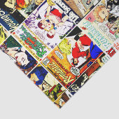 Romance Comic Book Hoesje Collage Tissuepapier (Detail)