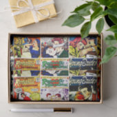 Romance Comic Book Hoesje Collage Tissuepapier (Geschenk)